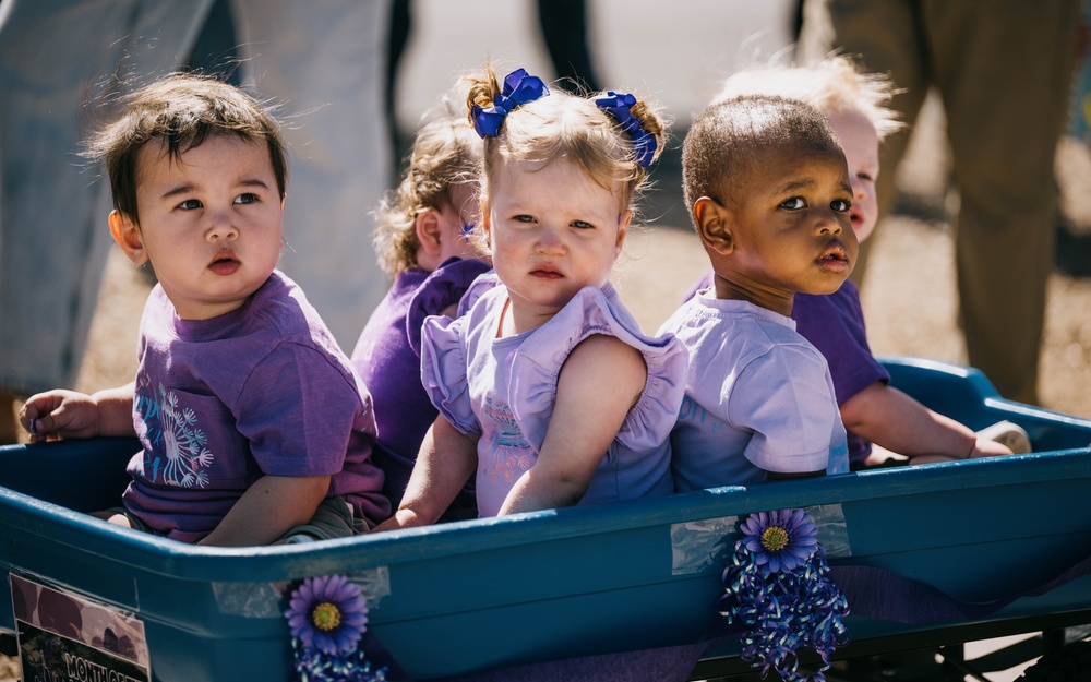 Purple Up spirit fills the streets at Luke AFB