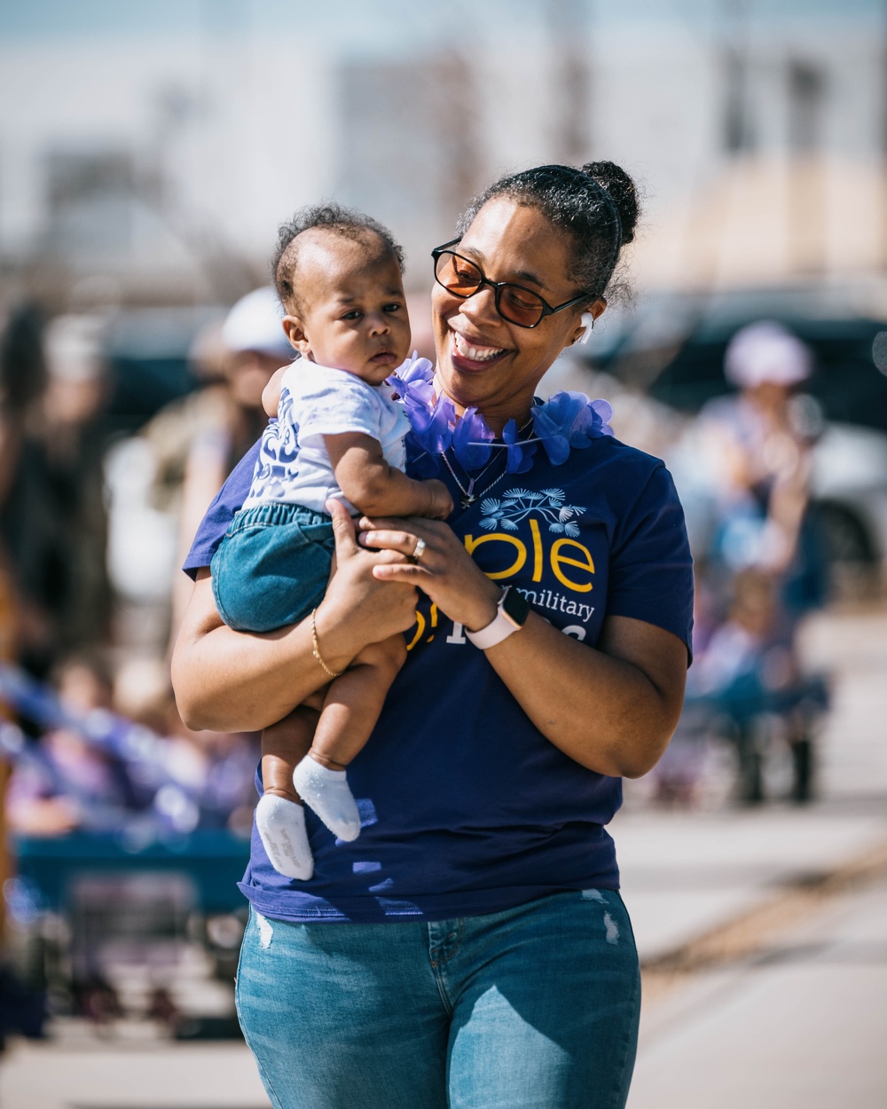 Purple Up spirit fills the streets at Luke AFB