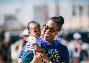 Purple Up spirit fills the streets at Luke AFB
