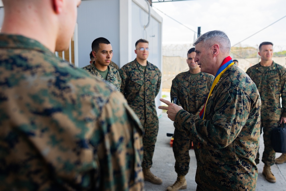 The Assistant Commandant of the Marine Corps tours the Philippines