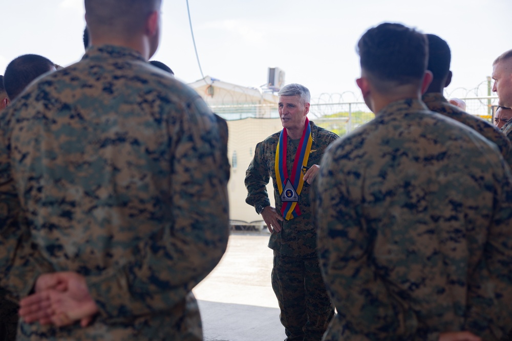 The Assistant Commandant of the Marine Corps tours the Philippines
