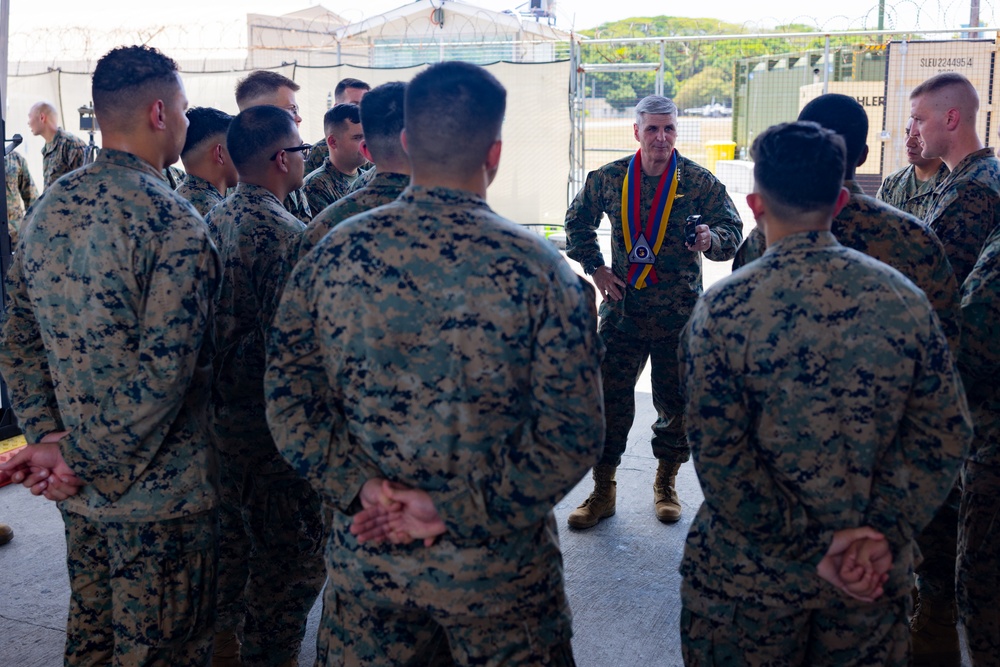 The Assistant Commandant of the Marine Corps tours the Philippines