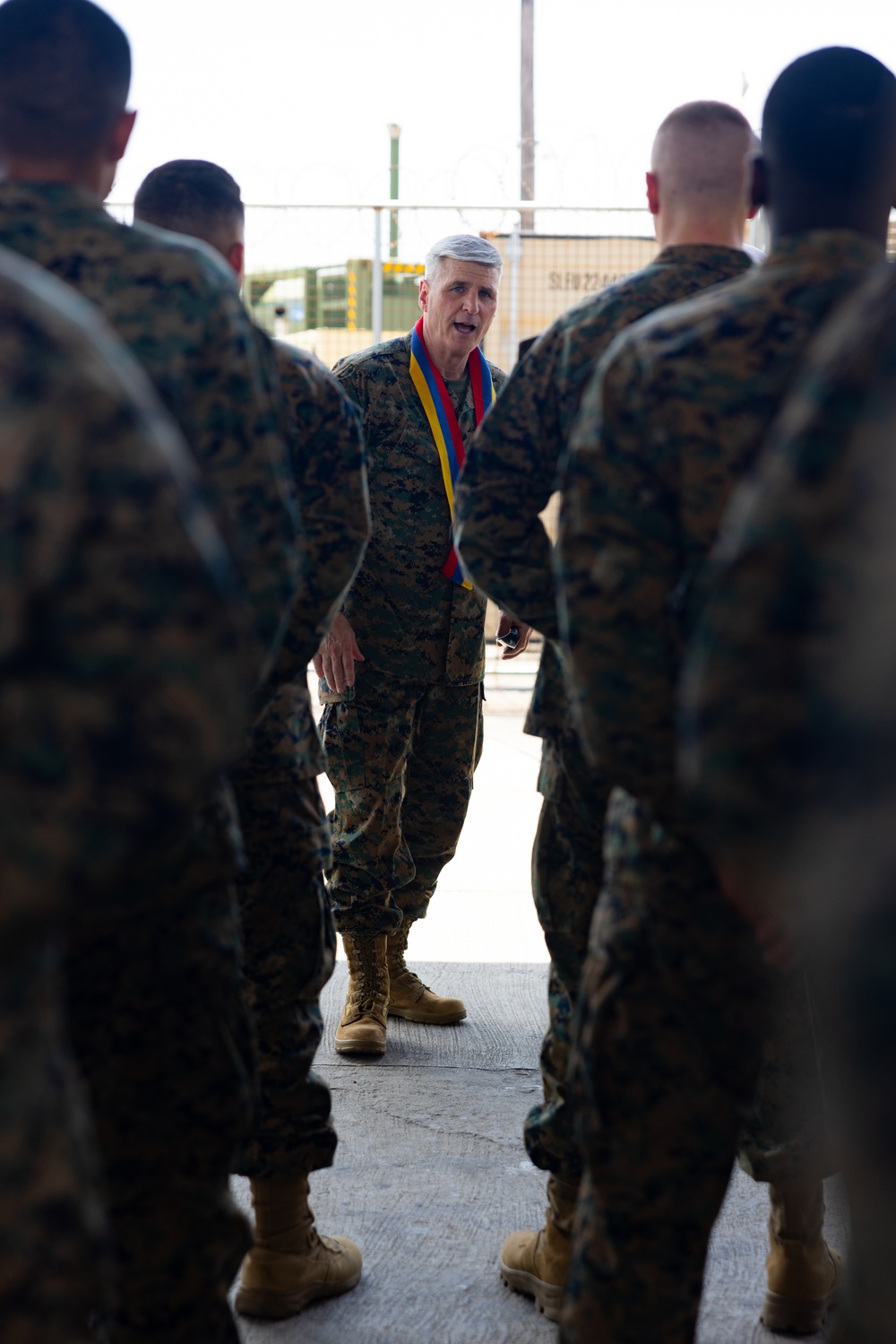 The Assistant Commandant of the Marine Corps tours the Philippines
