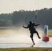 Soldiers from Army Golden Knights compete in parachute competition