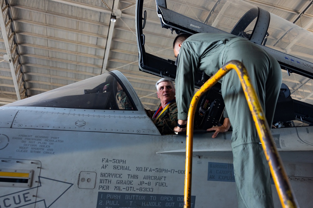 The Assistant Commandant of the Marine Corps tours the Philippines