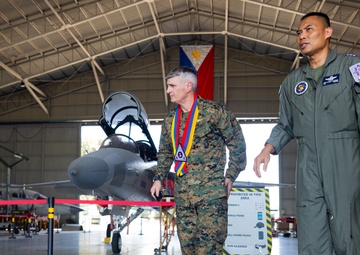 The Assistant Commandant of the Marine Corps tours the Philippines