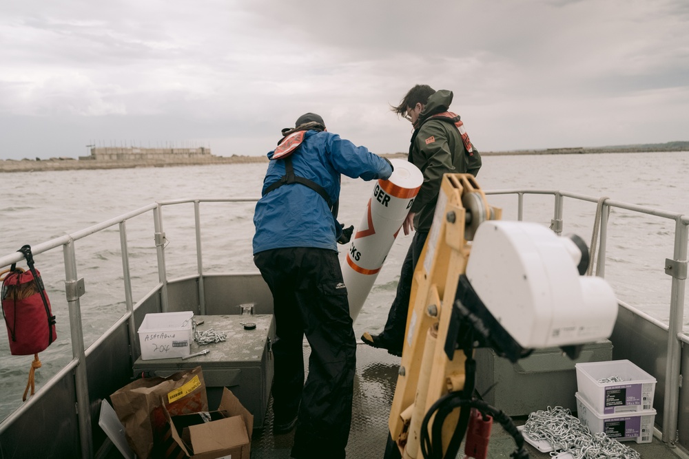 Safety Buoys Placed at Ashtabula Harbor