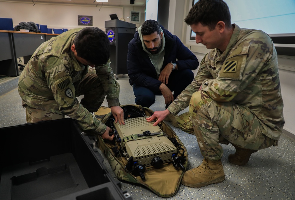 3rd Infantry Division Soldiers operate UAS during Combined Resolve 25-02