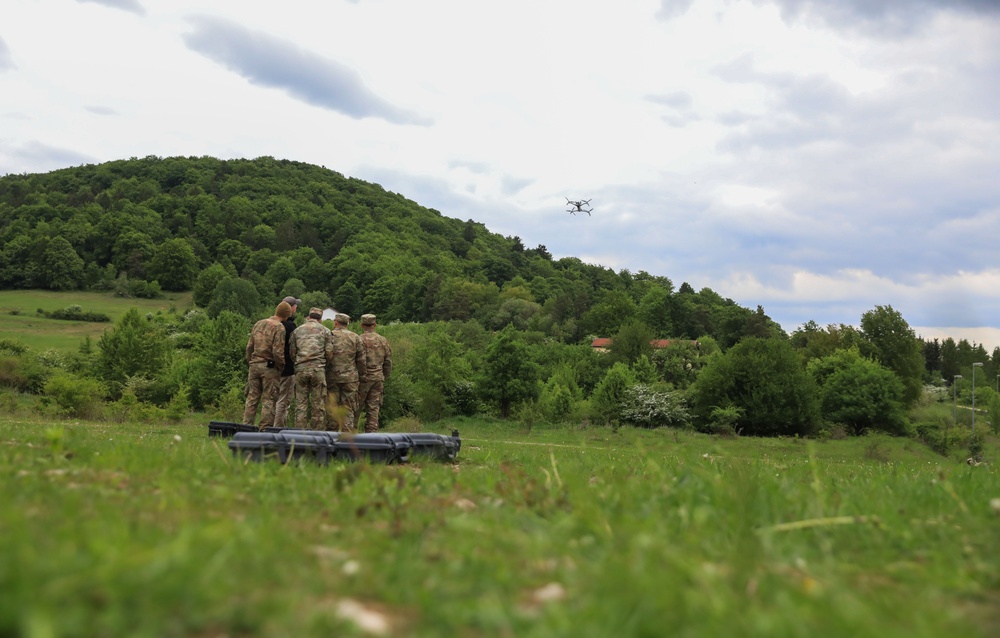 3rd Infantry Division Soldiers operate UAS during Combined Resolve 25-02