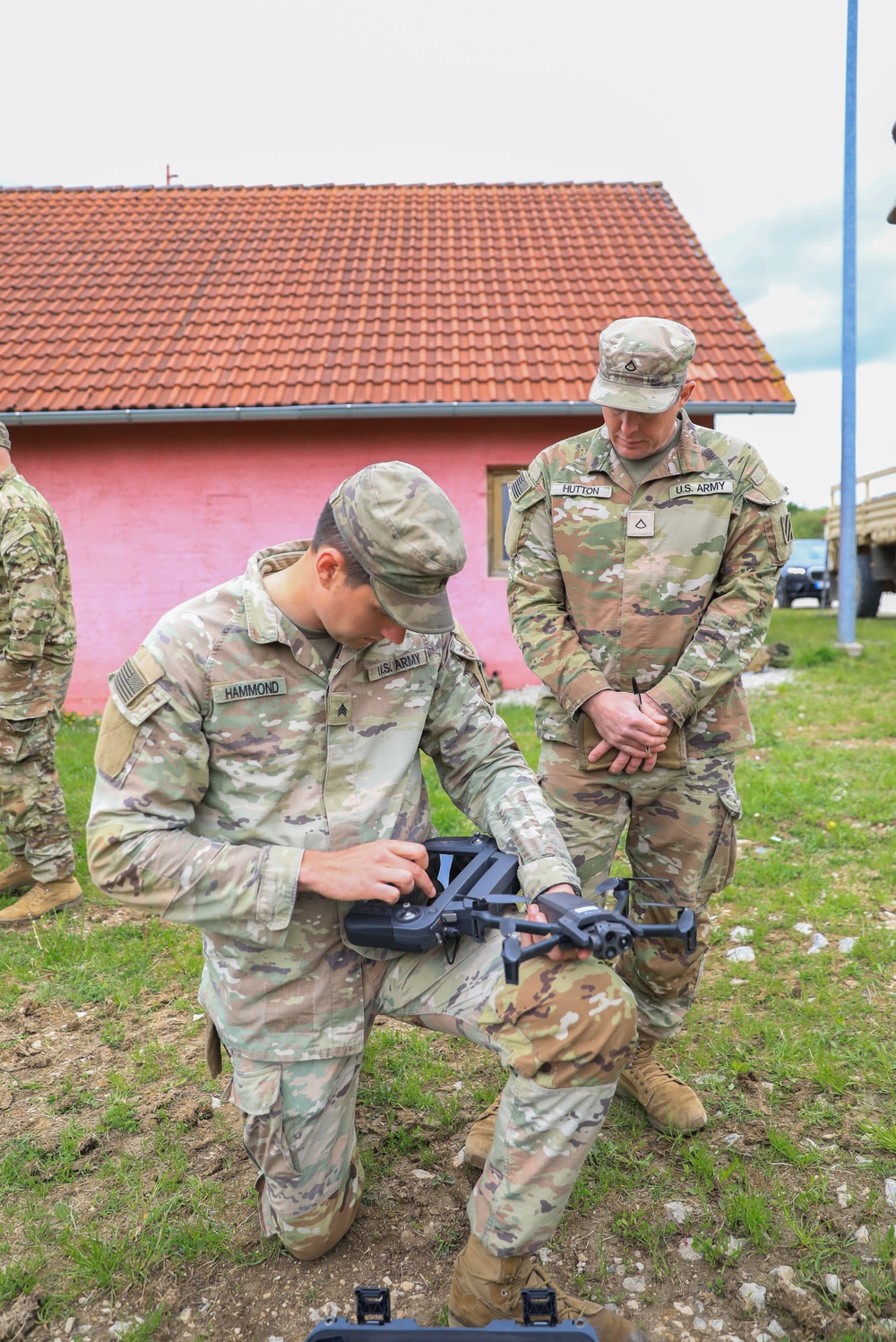 3rd Infantry Division Soldiers operate UAS during Combined Resolve 25-02