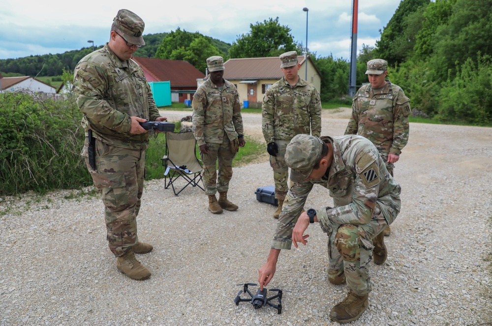 3rd Infantry Division Soldiers operate UAS during Combined Resolve 25-02