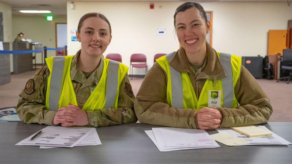 Team Minot Airmen prepare for deployment during Prairie Vigilance 25-1