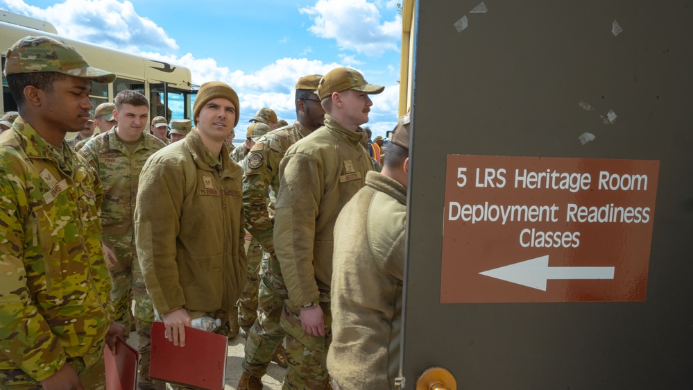 Team Minot Airmen prepare for deployment during Prairie Vigilance 25-1