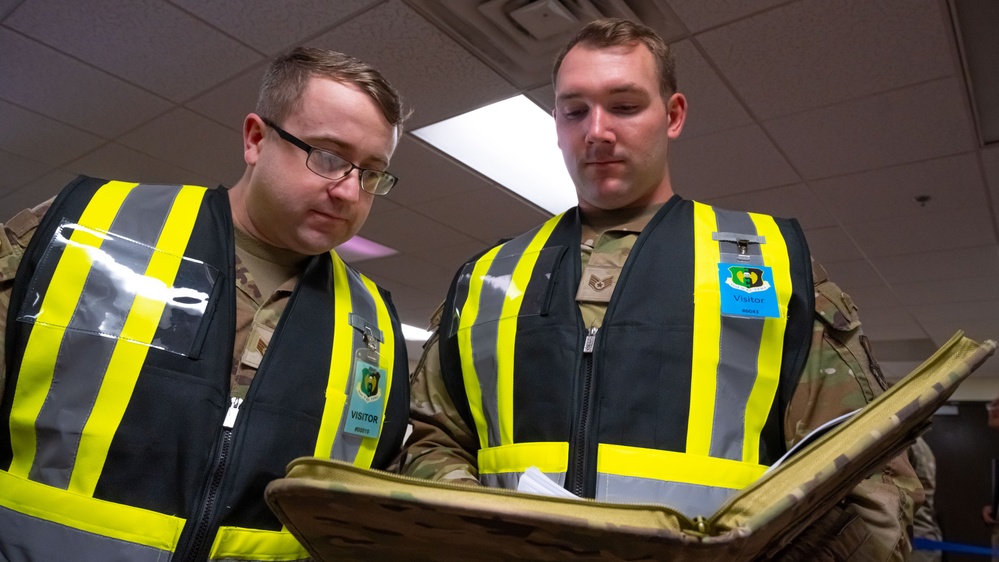 Team Minot Airmen prepare for deployment during Prairie Vigilance 25-1