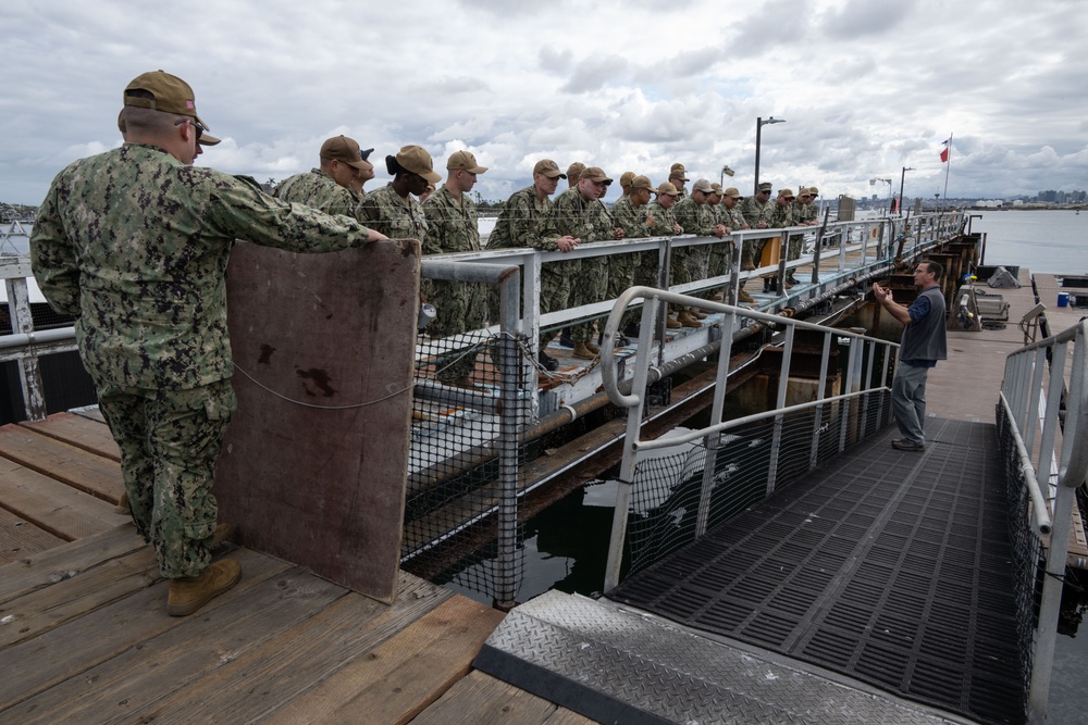 Sailor of the Year nominees visit Navy Marine Mammal Program facilities