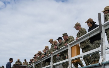 Sailor of the Year nominees visit Navy Marine Mammal Program facilities