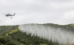 Local fire protection services, Camp Pendleton Marines and Sailors train together during Cory Iverson training exercise