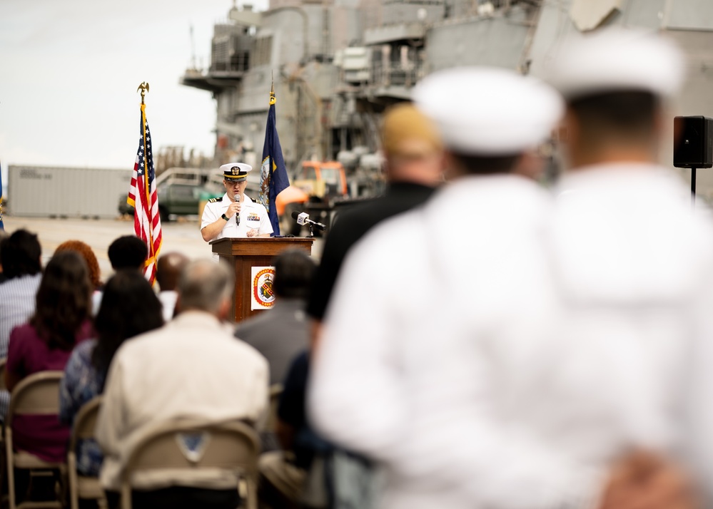 USNS Robert E. Simanek (T-ESB 7) Arrives in Norfolk