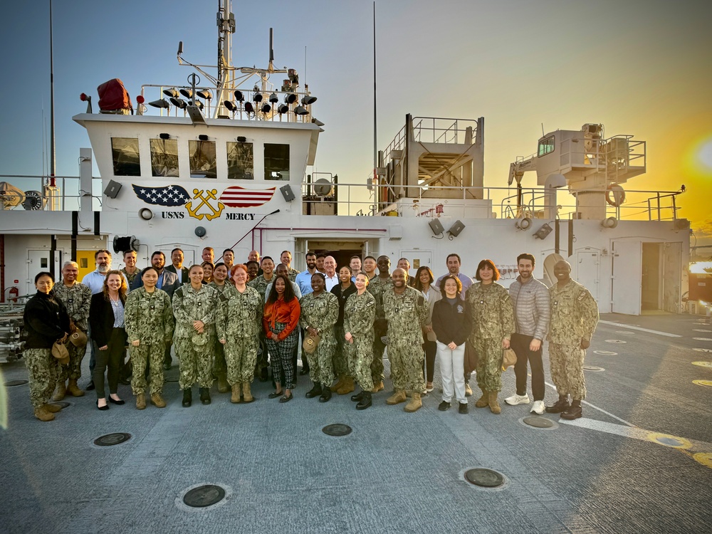 ACHE San Diego Members Tour USNS Mercy for Educational Event on Military Medicine and Global Health