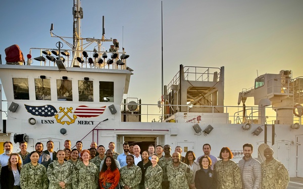 ACHE San Diego Members Tour USNS Mercy for Educational Event on Military Medicine and Global Health