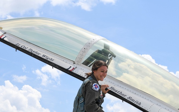 SJAFB honors local educator with Thunderbirds Hometown Hero
