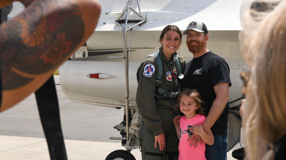 SJAFB honors local educator with Thunderbirds Hometown Hero