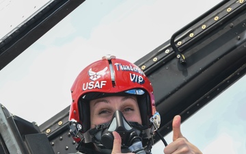 SJAFB honors local educator with Thunderbirds Hometown Hero