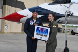 SJAFB honors local educator with Thunderbirds Hometown Hero