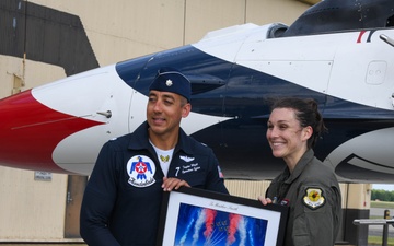 SJAFB honors local educator with Thunderbirds Hometown Hero