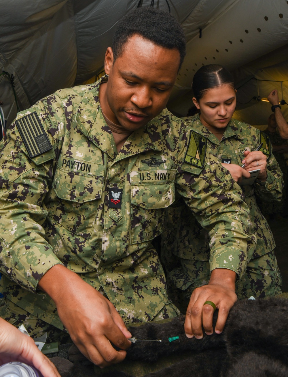 Expeditionary Medical Facility Kilo conducts simultaneous training evolutions during Operational Readiness Exercise