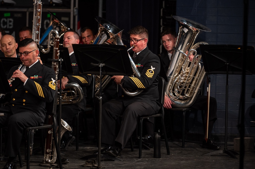 Navy Band Performs at Yorktown HS