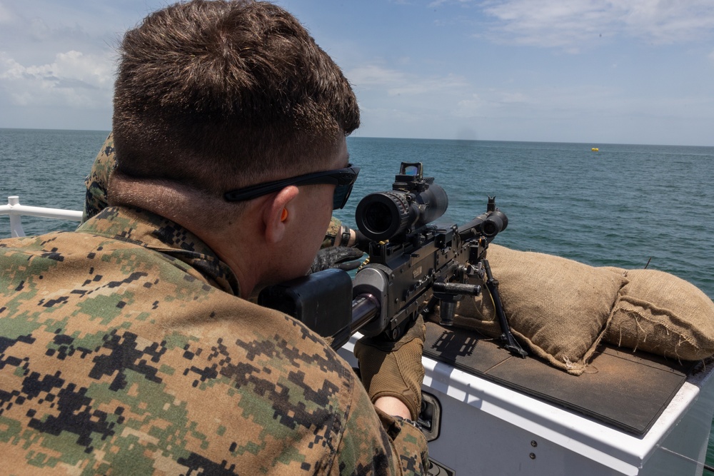 TRADEWINDS 25 combined forces conduct gunnery exercise on U.S. Coast Guard vessel