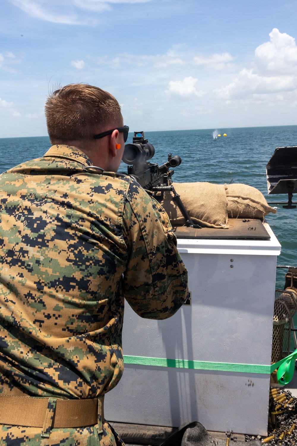 TRADEWINDS 25 combined forces conduct gunnery exercise on U.S. Coast Guard vessel