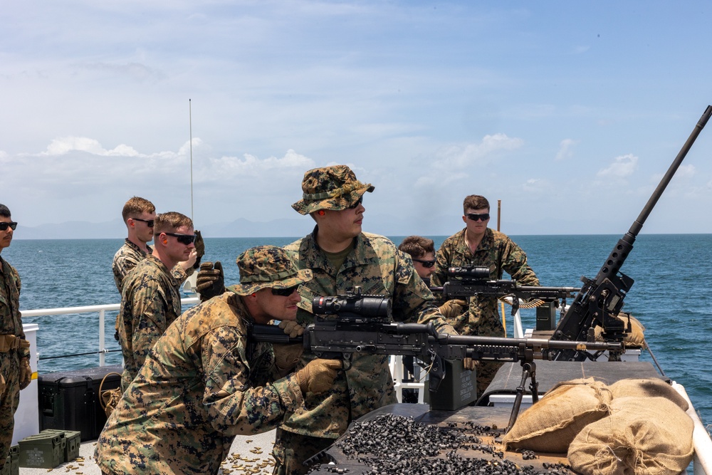 TRADEWINDS 25 combined forces conduct gunnery exercise on U.S. Coast Guard vessel