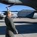 KC-135 Stratotanker refuels EA-18G Growlers