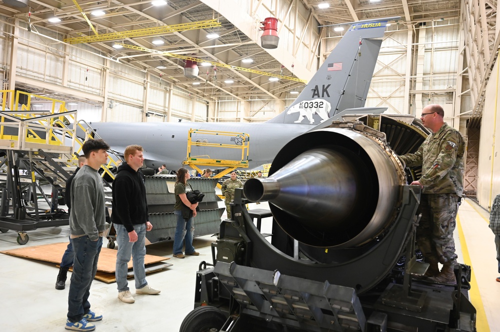 Tour inside the local 168th Wing Alaska Air National Guard
