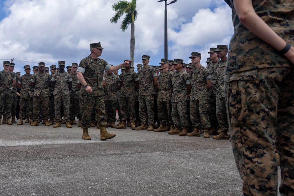 Assistant Commandant of the Marine Corps visits Camp Blaz