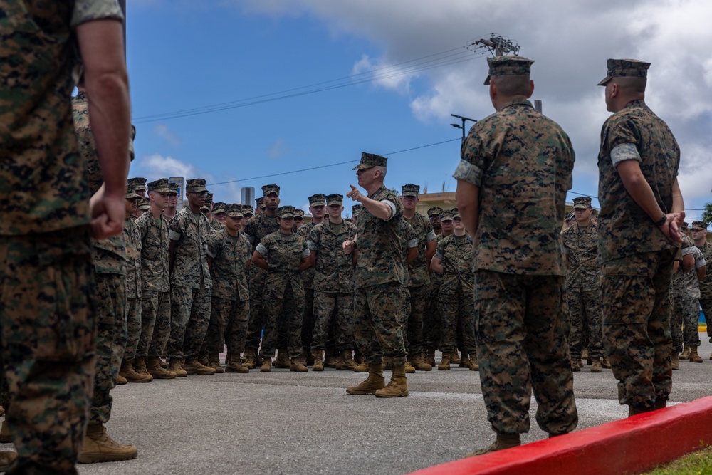 Assistant Commandant of the Marine Corps visits Camp Blaz