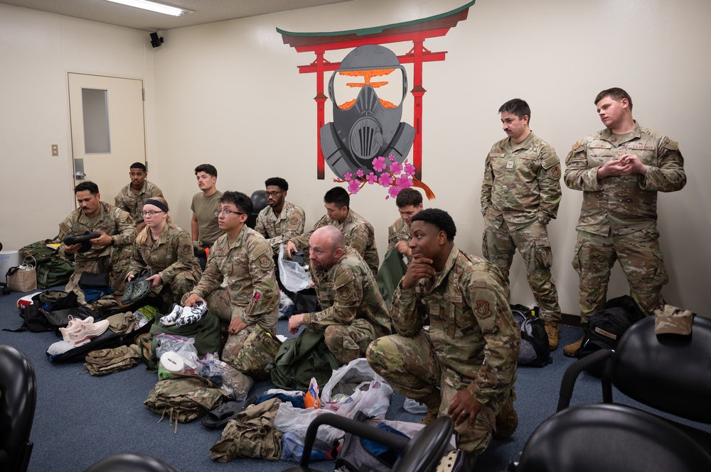 BH 25-2: 18th CES stays alert during readiness exercise