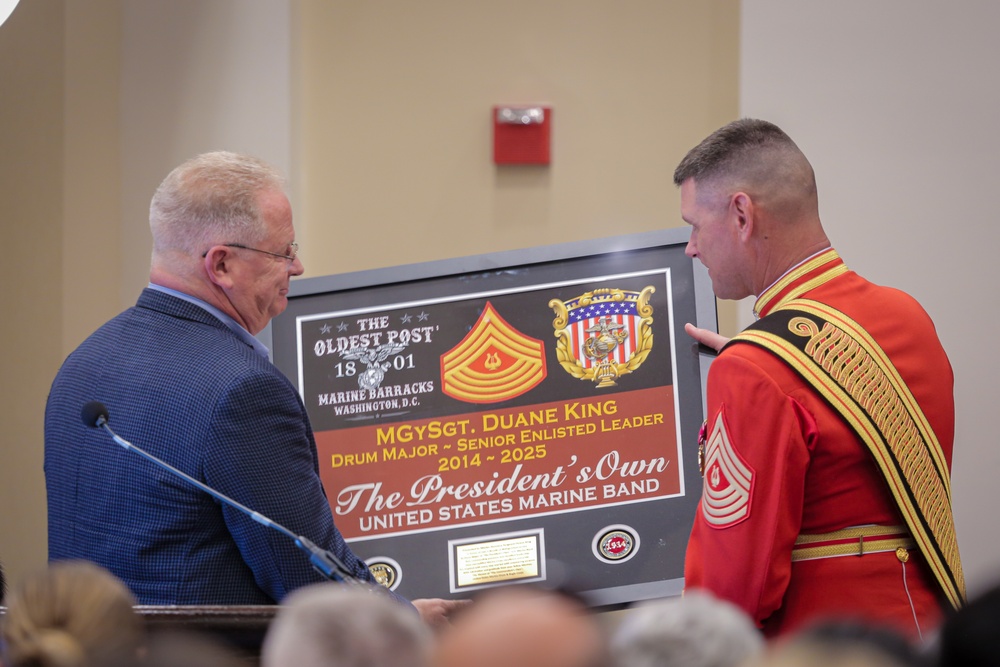 Marine Band Drum Major Relief &amp; Appointment Ceremony