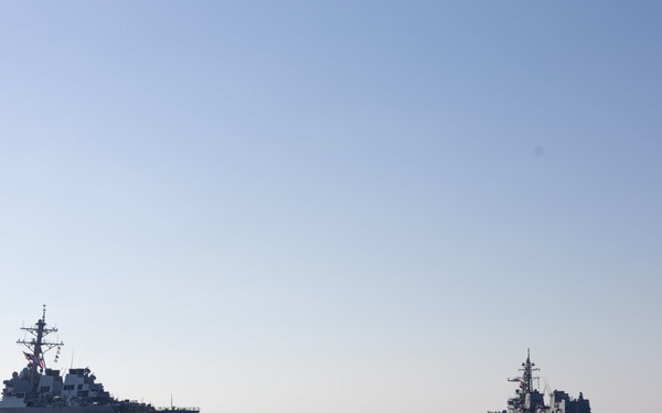 USS Curtis Wilbur (DDG 54) Conducts Bilateral Operations With JS Ariake (DD-109)