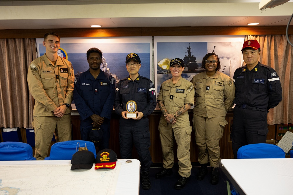 USS Curtis Wilbur (DDG 54) Conducts Bilateral Operations With JS Ariake (DD-109)
