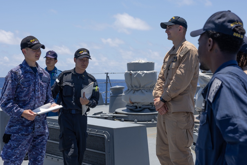 USS Curtis Wilbur (DDG 54) Conducts Bilateral Operations With JS Ariake (DD-109)