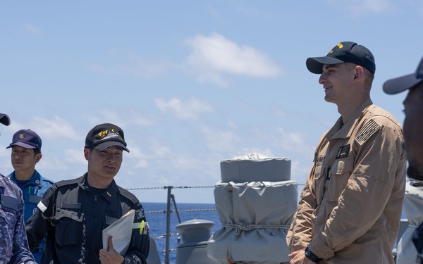 USS Curtis Wilbur (DDG 54) Conducts Bilateral Operations With JS Ariake (DD-109)