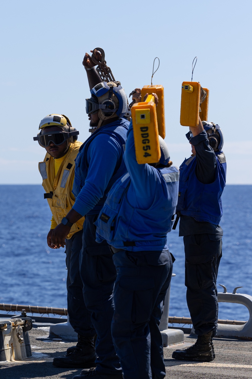Curtis Wilbur Conducts Flight Operations