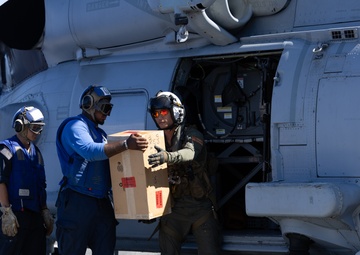 USS Curtis Wilbur (DDG 54) Conduct Flight Operations