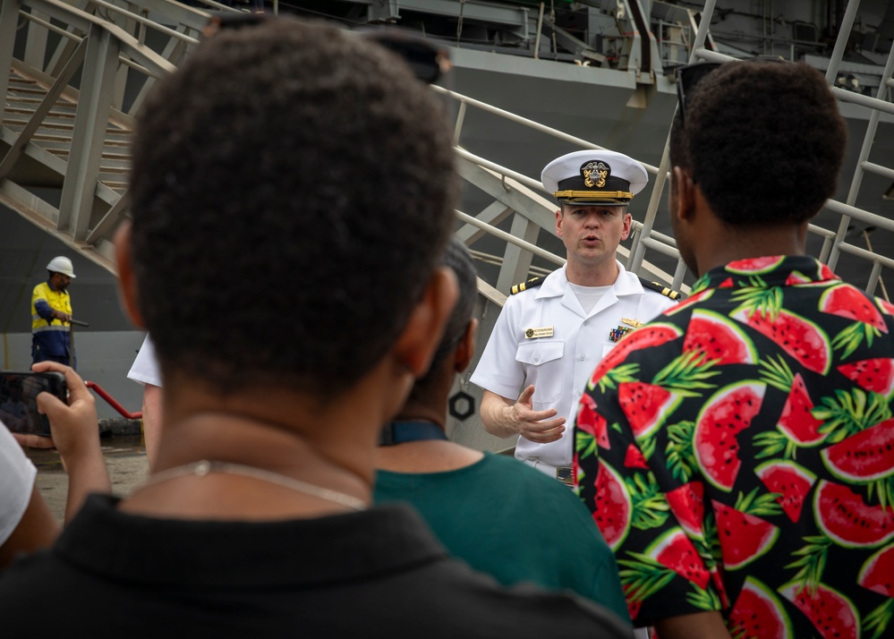 Blue Ridge Arrives in Fiji