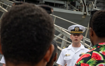 Blue Ridge Arrives in Fiji