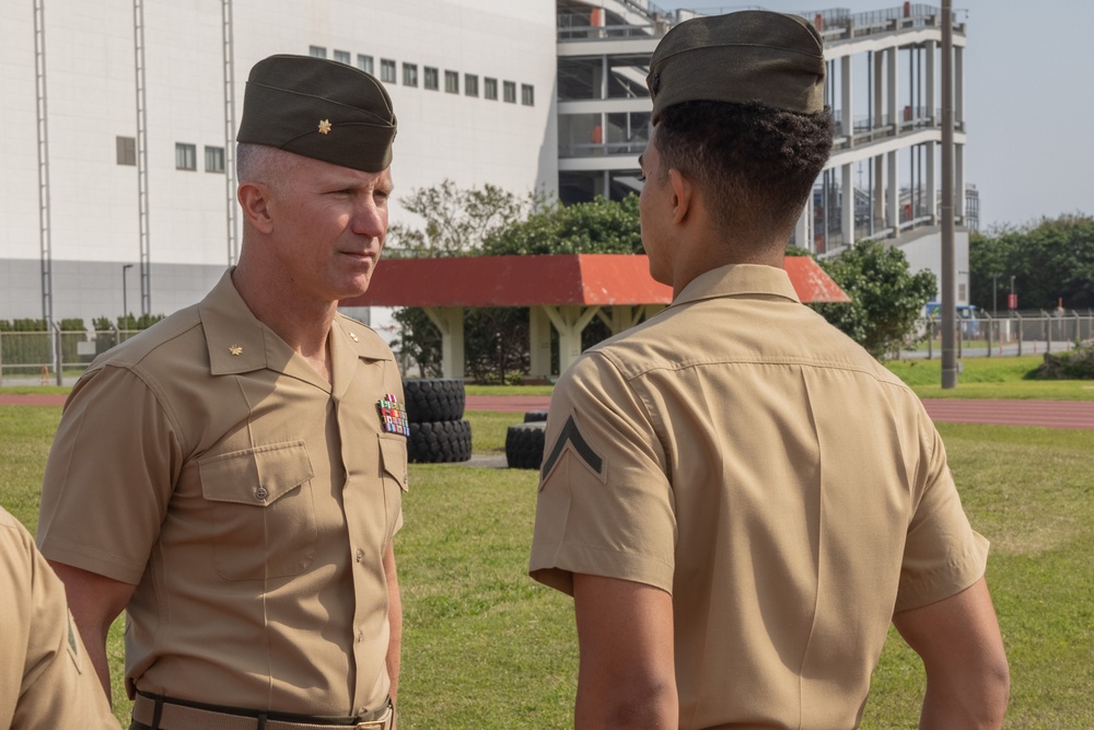 3rd Maintenance Battalion Conducts Uniform Inspection