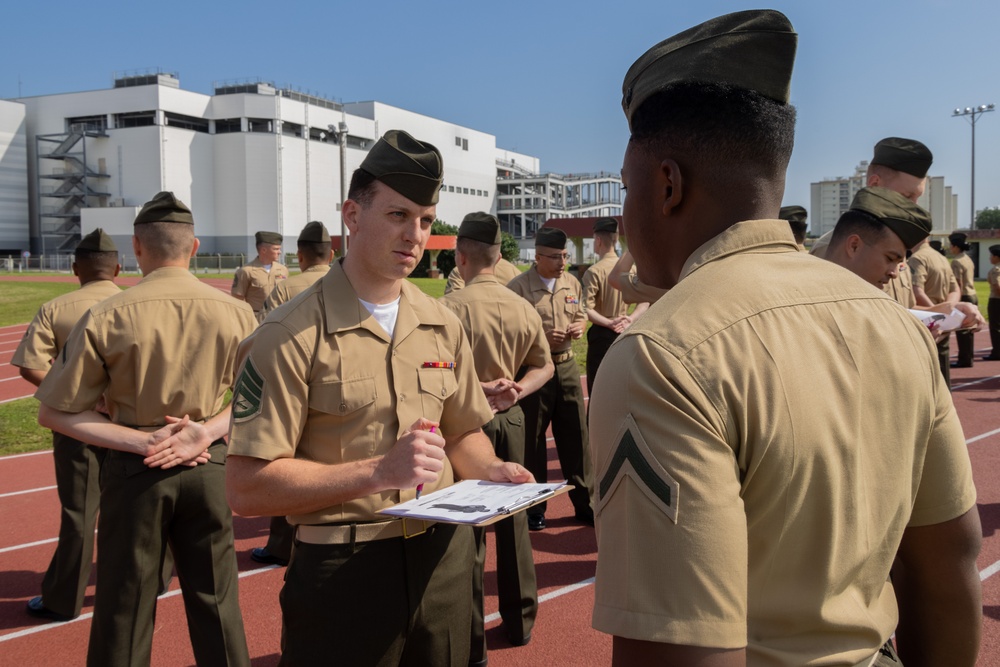 3rd Maintenance Battalion Conducts Uniform Inspection